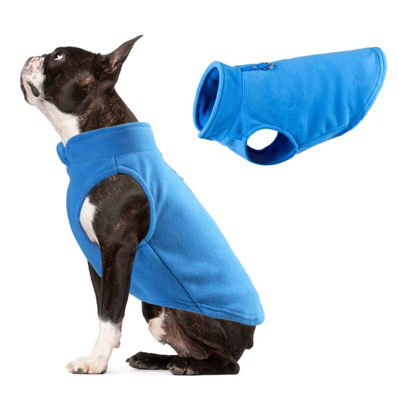 Fleece Dog Vest Soft and Warm Lightweight Jumper