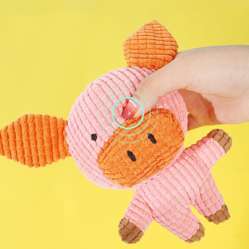 Plush Pet Chew Toys for Small Medium Dogs Squeaky Puppy