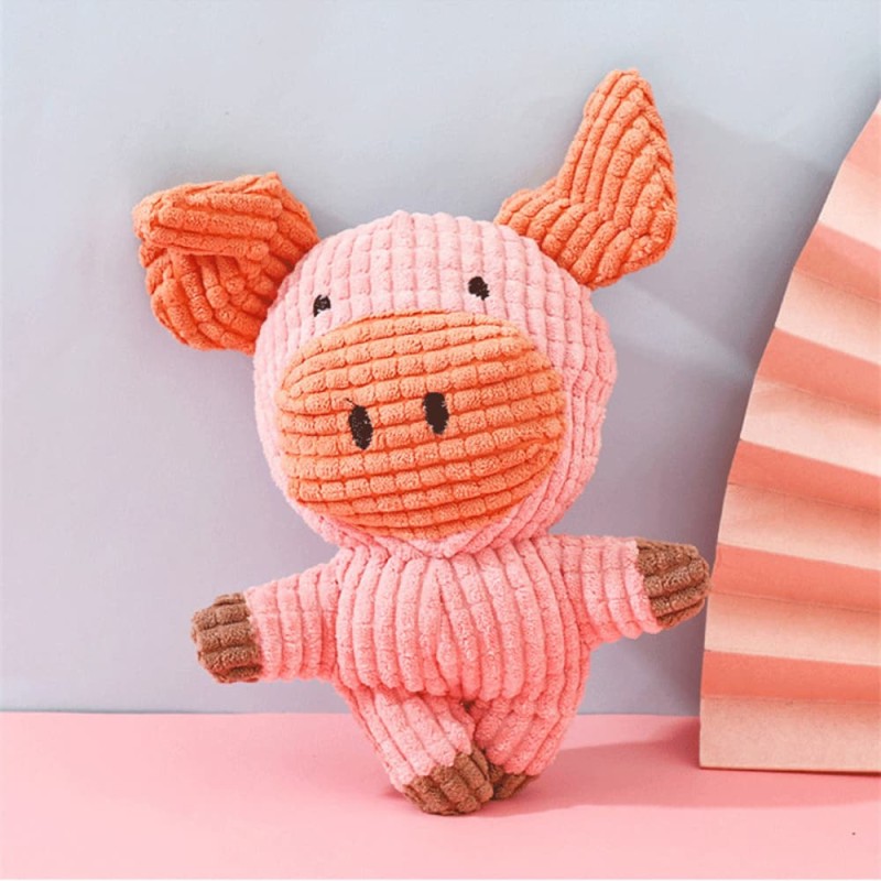 Plush Pet Chew Toys for Small Medium Dogs Squeaky Puppy