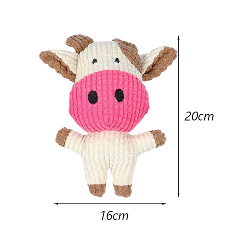 Plush Pet Chew Toys for Small Medium Dogs Squeaky Puppy