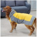 Hooded Dog Raincoat Adjustable Jacket Reflective Waterproof Lightweight
