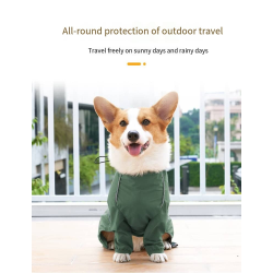 Waterproof Reflective Dog Jacket Front Legs