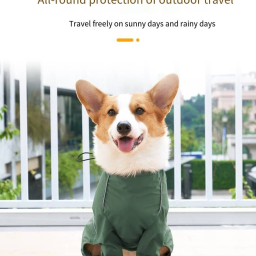 Waterproof Reflective Dog Jacket Front Legs