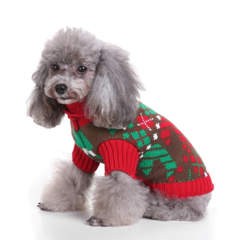 Knitted sweater for dogs