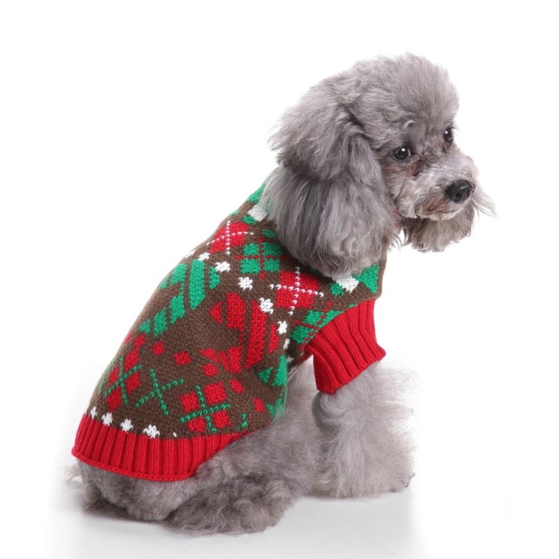 Knitted sweater for dogs