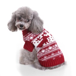 Knitted sweater for dogs