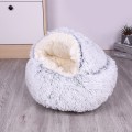 Dog Winter House Round Cushion 2 In 1