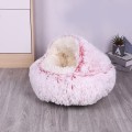 Dog Winter House Round Cushion 2 In 1