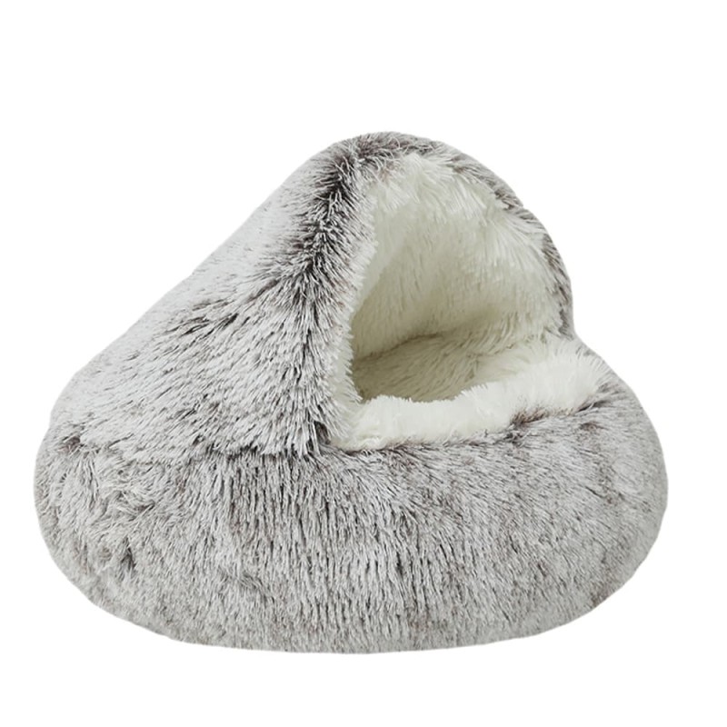 Dog Winter House Round Cushion 2 In 1