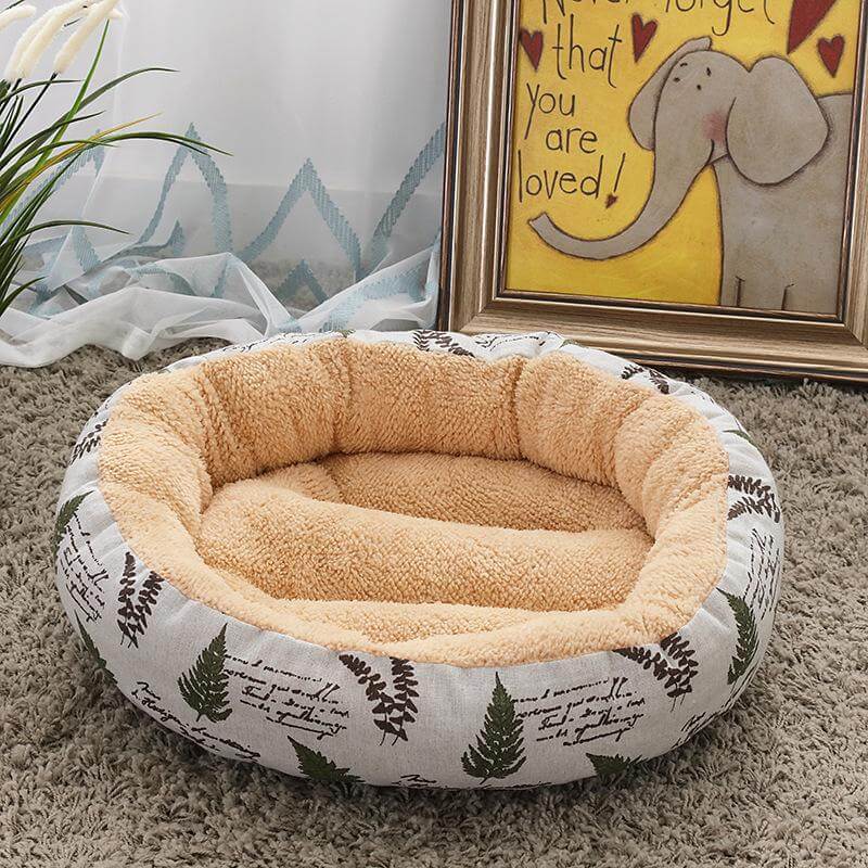 Small Dog Round Pet Beds Multicolor