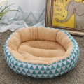 Small Dog Round Pet Beds Multicolor