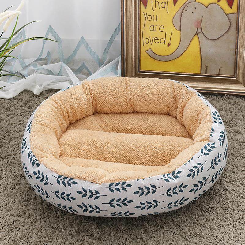 Small Dog Round Pet Beds Multicolor