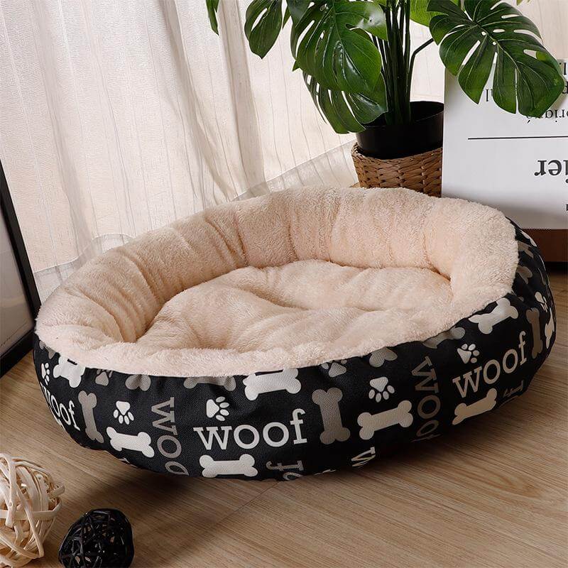 Small Dog Round Pet Beds Multicolor
