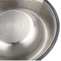 Stainless Steel Dog Bowl with Rubber Base