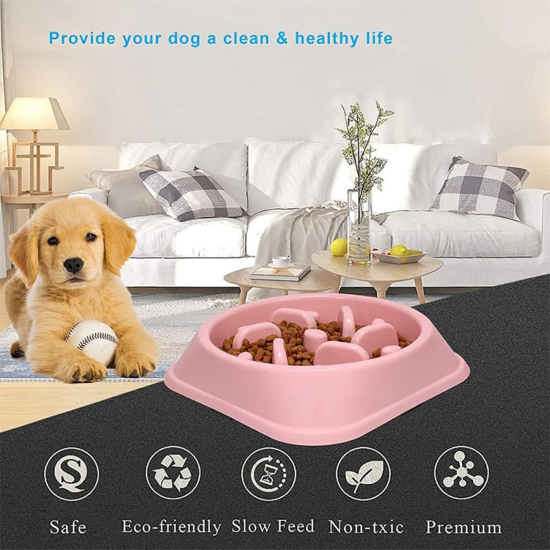 Diet raised Dog Bowl Slow Eat Feeding