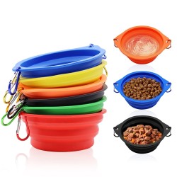 Folding Silicone Portable Dog Bowl