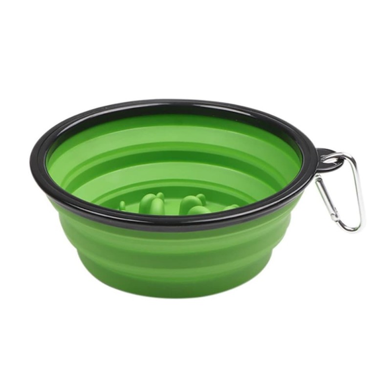 Portable Slow Eat Feeder Dog Water Bowls