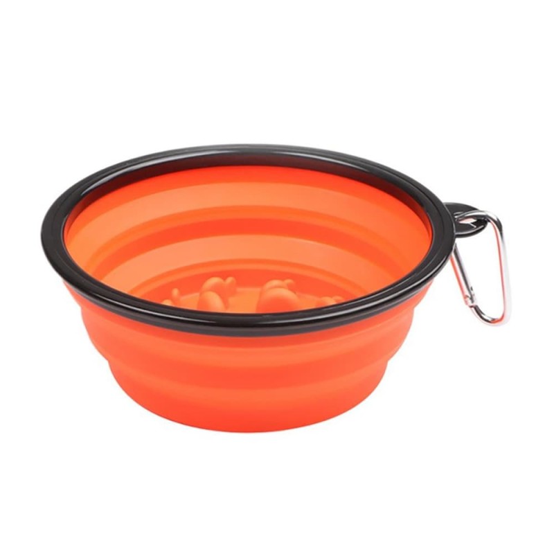 Portable Slow Eat Feeder Dog Water Bowls