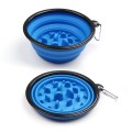 Portable Slow Eat Feeder Dog Water Bowls