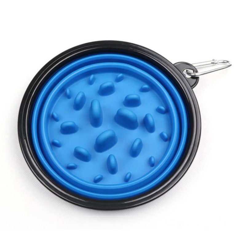 Portable Slow Eat Feeder Dog Water Bowls