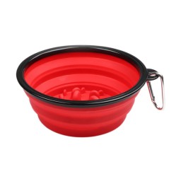 Portable Slow Eat Feeder Dog Water Bowls
