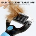 Comb for Removing Pet Hair Fur Dematting Trimmer