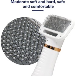 Two-in-one pet hair dryer comb