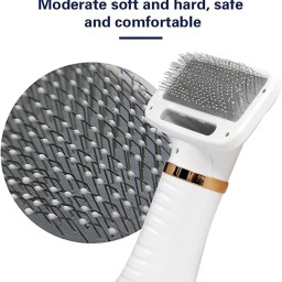 Two-in-one pet hair dryer comb