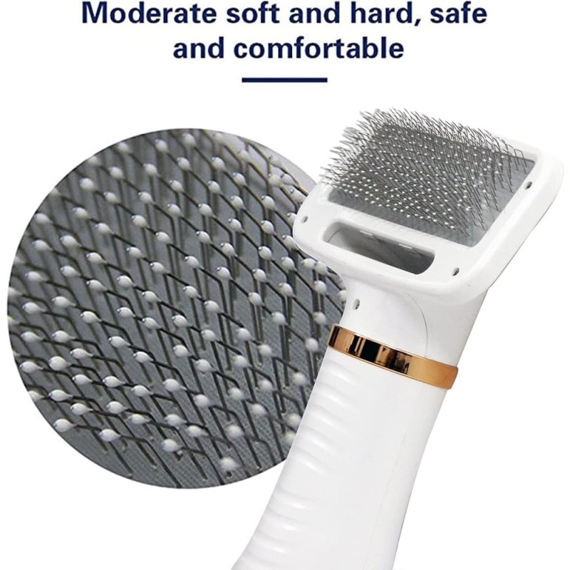 Two-in-one pet hair dryer comb