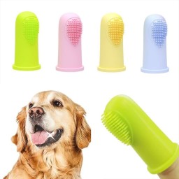 Soft Silicone Pet Finger Toothbrush
