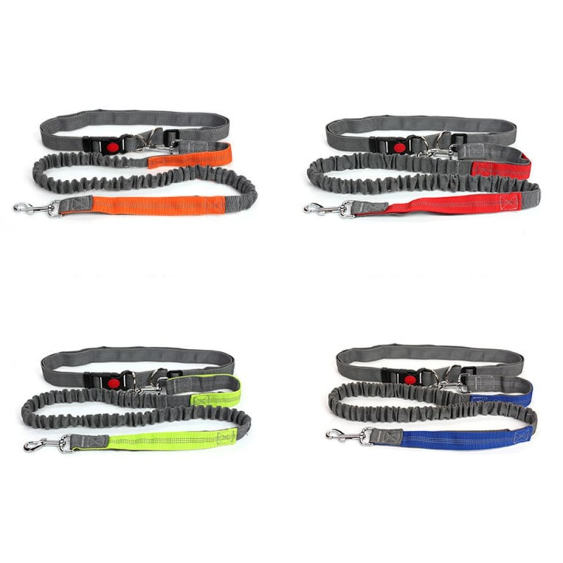 Hands-Free Dog Leash, Reflective Stitches for Training Walking