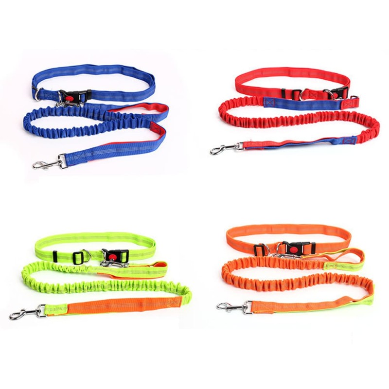 Hands-Free Dog Leash, Reflective Stitches for Training Walking