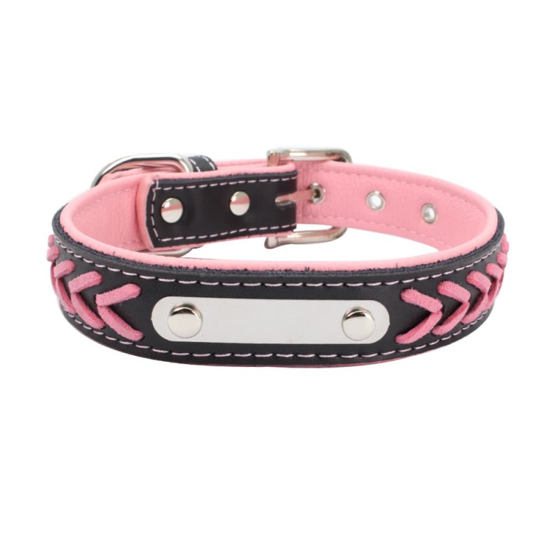 Collar for Dogs, Braided Soft Padded