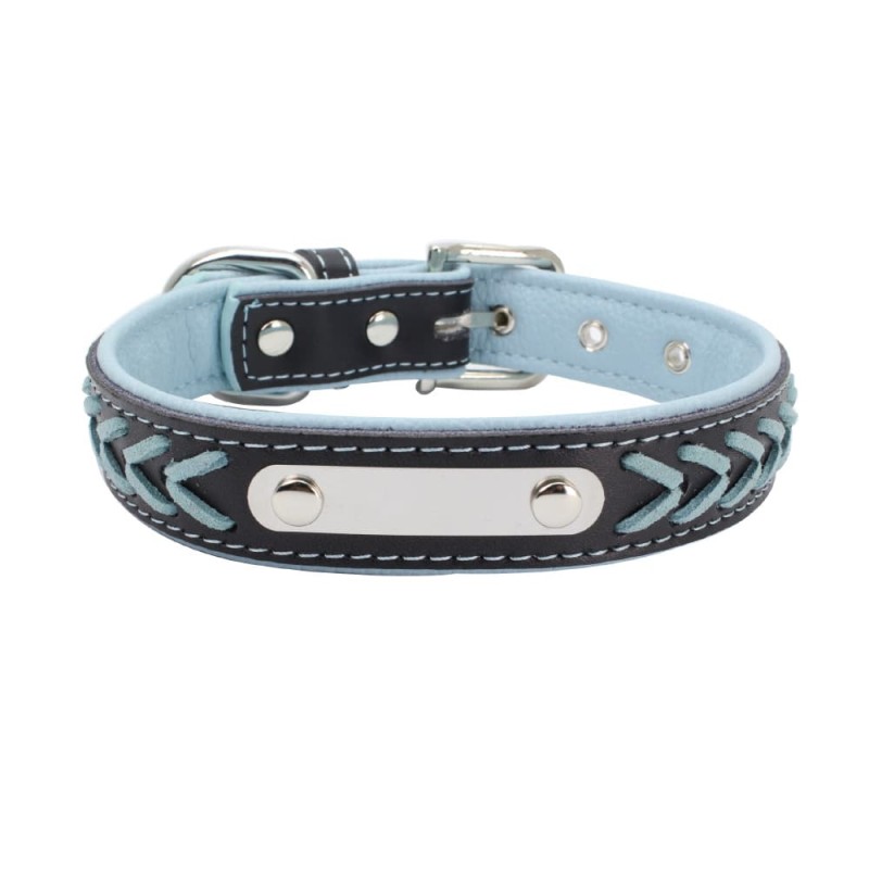 Collar for Dogs, Braided Soft Padded