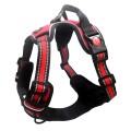 No-Pull Pet Harness with 2 Leash Clips Adjustable Soft Padded