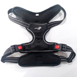 No-Pull Pet Harness with 2 Leash Clips Adjustable Soft Padded