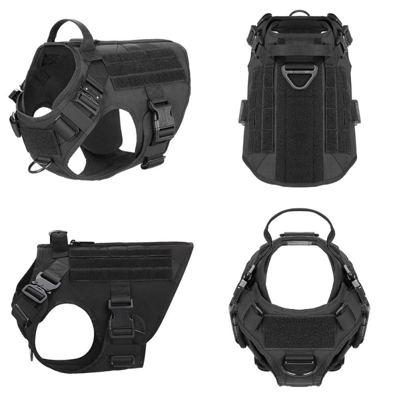 Military Large Dog Harness Pet German Schepper Training Vest