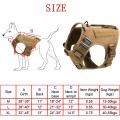 Military Large Dog Harness Pet German Schepper Training Vest
