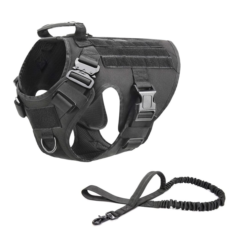 Working Military Vest with Free Bungee Leash
