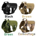 Military Large Dog Harness Pet German Schepper Training Vest