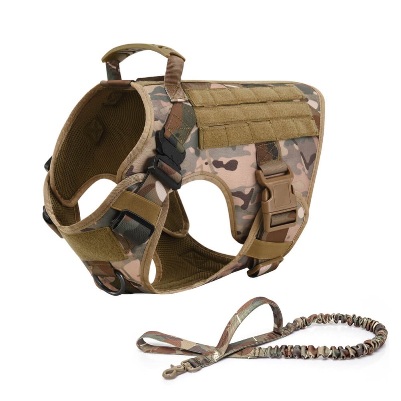 Working Military Vest with Free Bungee Leash