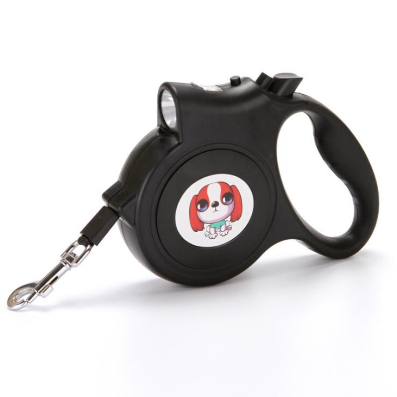 Automatic Retractable Leash With Flashlight for Dog
