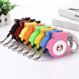 Automatic Retractable Leash With Flashlight for Dog