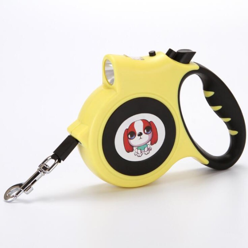 Automatic Retractable Leash With Flashlight for Dog