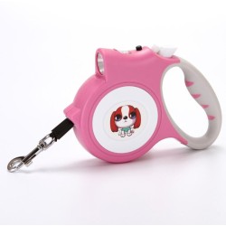 Automatic Retractable Leash With Flashlight for Dog