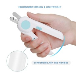 Dog Nail Clippers and Trimmers with LED Light