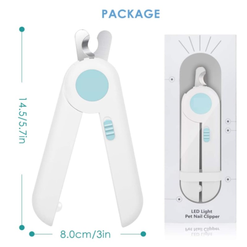 Dog Nail Clippers and Trimmers with LED Light