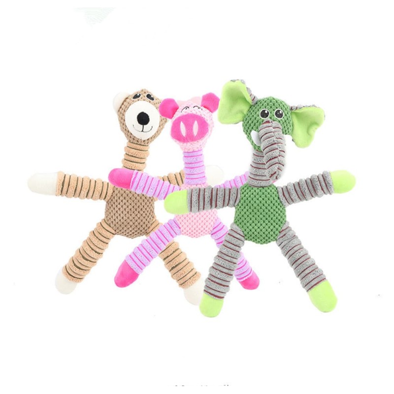 Dog Toys Squeaky Cleaning Tooth