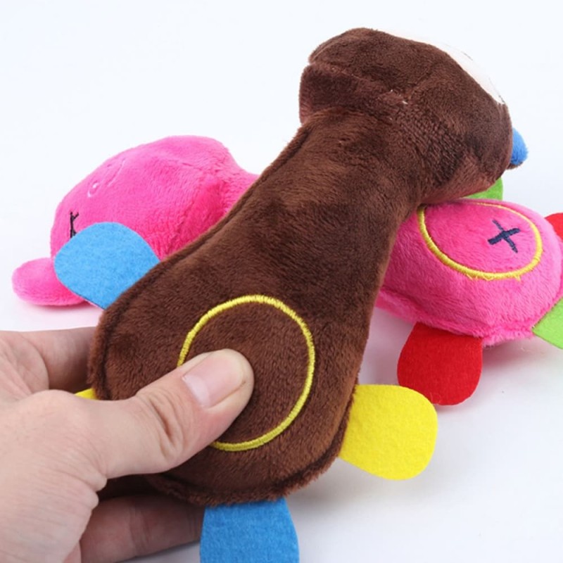 Dog Toys Squeaky Cleaning Tooth