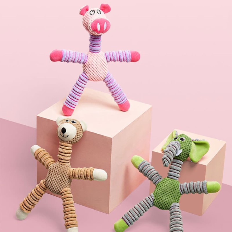 Dog Toys Squeaky Cleaning Tooth